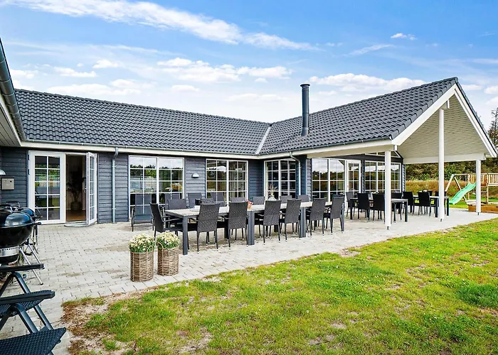 Cozy In With Sauna Casa de Férias Nørre Nebel